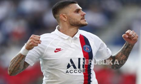 Striker PSG Mauro Icardi.