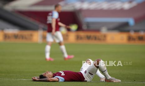 Jesse Lingard saat menjalani masa peminjaman di West Ham United.