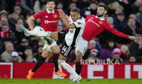 Laga Piala FA antara Manchester United (MU) melawan Fulham.