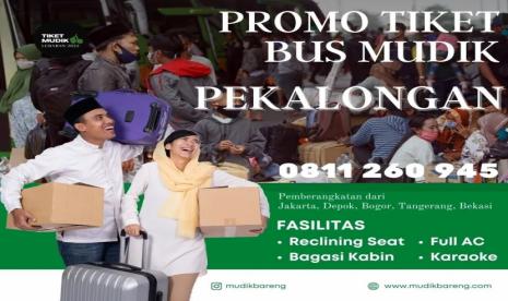 Harga Tiket Bus Mudik Tujuan Pekalongan Lebaran 2022