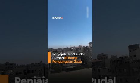 Gempuran Udara Israel Hantam Permukiman Pengungsi Gaza