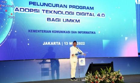 Program Adopsi Teknologi Digital 4.0 bagi UMKM, Menkominfo Dorong Kolaborasi di 13 Kawasan Prioritas (Kemenkominfo)