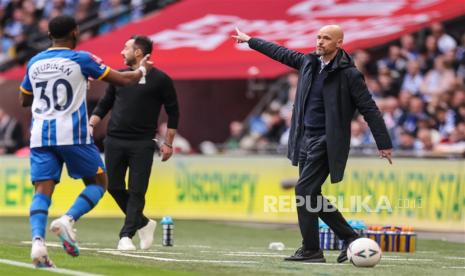 Pelatih Manchester United Erik ten Hag. 