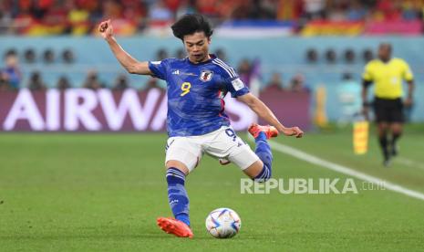 Gelandang serang timnas Jepang, Kaoru Mitoma.