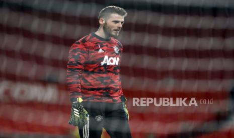 Penjaga gawang Manchester United David de Gea.