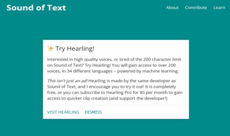 Sound of Text