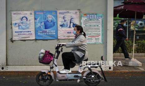 Seorang wanita di China.