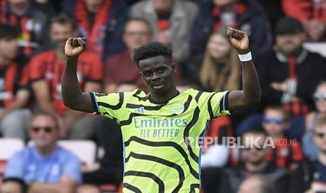 Bukayo Saka pemain yang kerap mendapatkan perlakuan rasialis di Eropa. 