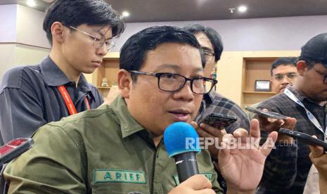 National Food Agency chief Arief Prasetyo Adi in remarks to reporters in Jakarta, Thursday (18/4/2024).