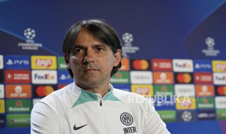 Pelatih Inter Milan, Simone Inzaghi.