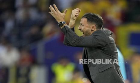 Pelatih Belgia Domenico Tedesco.