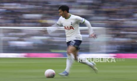 Pemain Tottenham Son Heung-min.