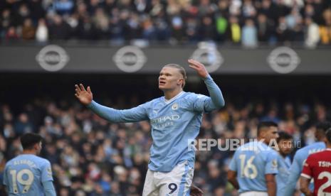 Penyerang Manchester City Erling Haaland