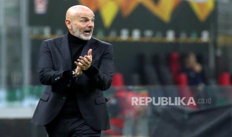 Pelatih AC Milan, Stefano Pioli.