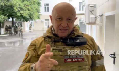 Pemimpin tentara bayaran Wagner Yevgeny Prigozhin.