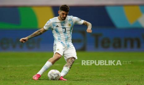 Gelandang timnas Argentina Rodrigo De Paul yang akan membela Atletico Madrid.