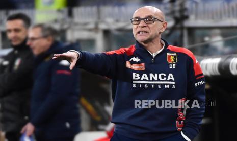 Pelatih Genoa Davide Ballardini.