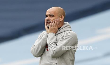 Manajer Manchester City Pep Guardiola.