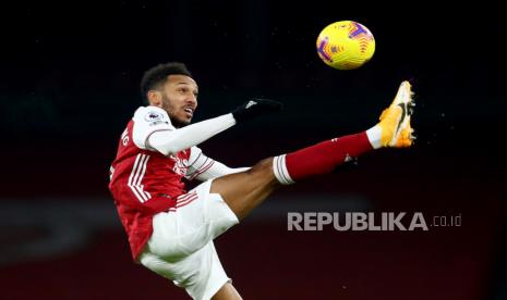  Penyerang Arsenal, Pierre-Emerick Aubameyang.