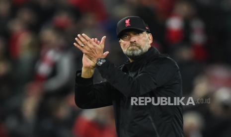 Pelatih Liverpool, Juergen Klopp. Federasi Sepak Bola Jerman (DBF) membidik Klopp untuk menjadi pelatih timnas Jerman berikutnya.