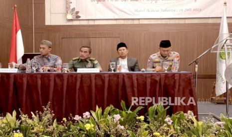 Bidang Dakwah Majelis Ulama Indonesia (MUI) DKI Jakarta menggelar kegiatan Silaturahim Dan Halaqah Ulama DKI Jakarta, hari ini (25/7/2023). Acara tersebut dibuka oleh Plt. Ketua Umum MUI DKI Jakarta, Buya Risman Muchtar. 