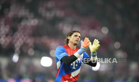 Kiper Bayern Muenchen Yann Sommer yang musim 2023/2024 ini pindah ke Inter Milan.