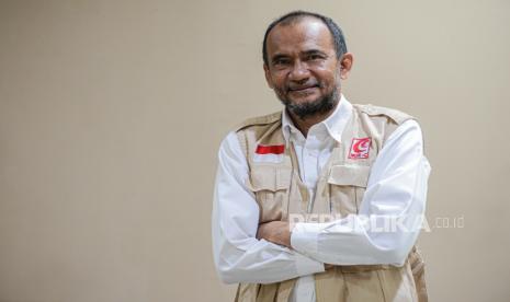 Ketua Presidium Medical Emergency Rescue Committee (MER-C) Sarbini Abdul Murad. MER-C Indonesia menyayangkan pemerintah yang mengizinkan timnas Israel berlaga di Piala Dunia U-20 2023 Indonesia. 