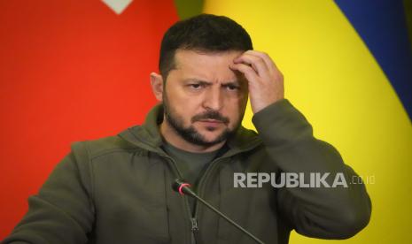 Presiden Ukraina Volodymyr Zelenskyy. Zelenskyy: Ukraina Lanjutkan Ekspor Biji-bijian Lewat Laut Hitam