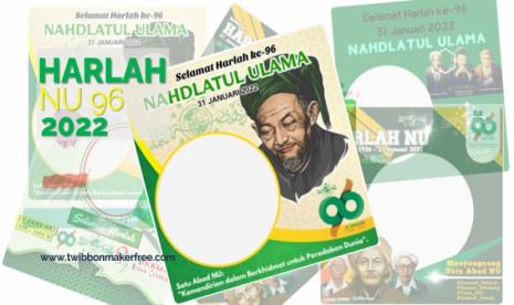 Twibbon Harlah ke-96 NU (31 Januari 2022)