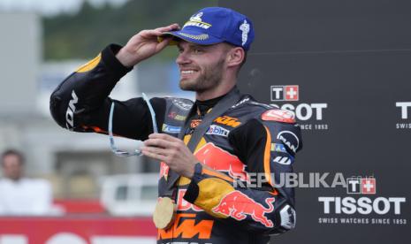 Pembalap dari tim Red Bull KTM Factory Racing, Brad Binder.