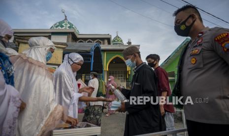 Gugus Inhil Patroli ke Masjid Pastikan Prokes (ilustrasi).