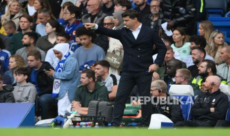 Pelatih Chelsea Mauricio Pochettino. 