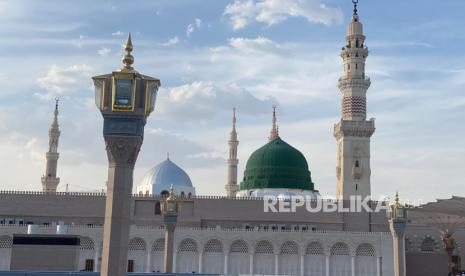 ILUSTRASI Masjid Nabawi di Madinah.