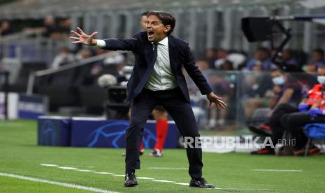 Pelatih Inter Milan Simone Inzaghi.