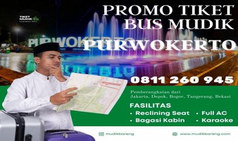 Harga Tiket Bus Mudik Tujuan Purwokerto Lebaran 2022