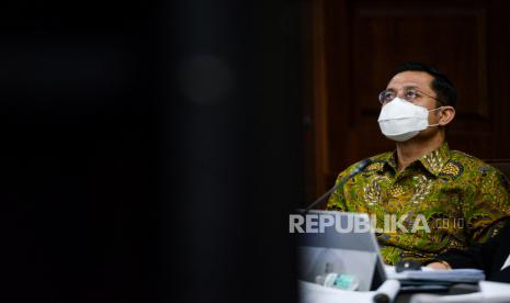 Terdakwa mantan Menteri Sosial, Juliari Batubara.