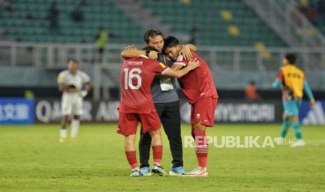 Suasana pertandingan Piala Dunia U-17 di Indonesia.