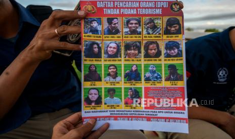  Daftar Pencarian Orang (DPO) Teroris Poso di Palu, Sulawesi Tengah, (ilustrasi)