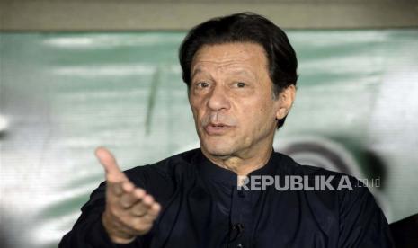 Mantan Perdana Menteri Pakistan dan Ketua Partai Tehreek-e-Insaf (PTI) Pakistan, Imran Khan.