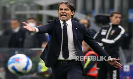 Pelatih Inter Milan Simone Inzaghi.