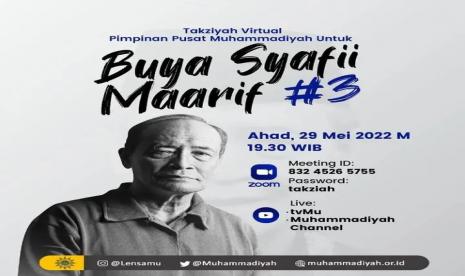 Takziah Virtual Buya Syafii: Mengenang Jejak Hidup dari Sang Guru Bangsa - Suara Muhammadiyah