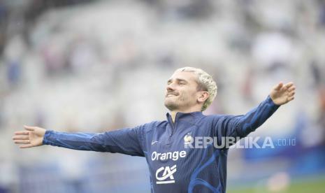 Penyerang klub Atletico Madrid asal Prancis, Antoine Griezmann, yang diminati klub Arab Saudi, Al Nassr.