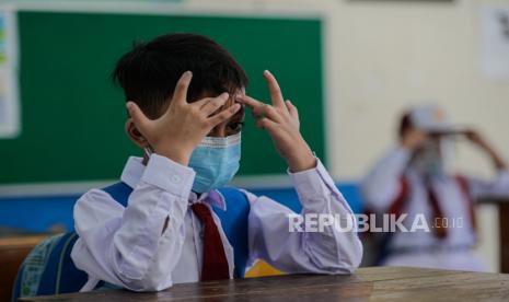 Pembelajaran Tatap Muka (PTM) terbatas masih sesuai jalur atau on the track pada 27 September (ilustrasi).