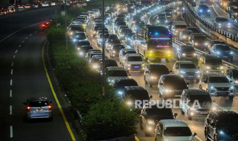 Suasana arus balik lebaran.