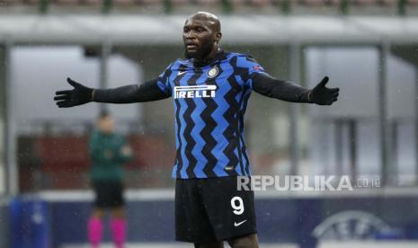 Penyerang Inter Milan, Romelu Lukaku.