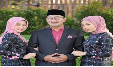 Ridwan Kamil dan Istri Atalia