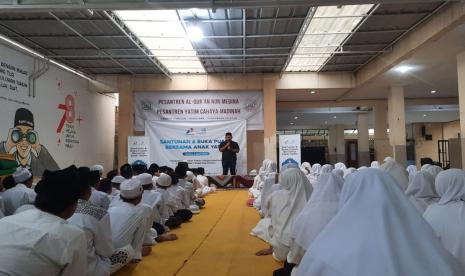 Penggerak Milenial Santuni Ratusan Anak Yatim Bersama Pertamina