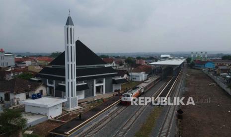 Suasana Stasiun Garut. 