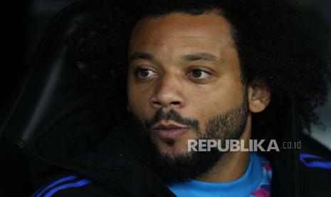 Mantan pemain Real Madrid, Marcelo, yang kini memperkuat klub Yunani, Olympiakos.