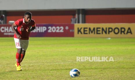 Kapten timnas Indonesia U-17 M Iqbal Gwijangge. 